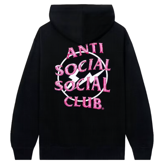 Anti Social Social Club x Fragment Precios Petals "Black/Pink" Hoodie