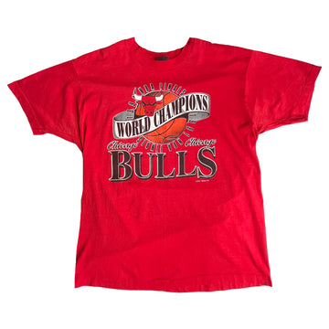 Vintage 1991 Chicago Bulls World Champs Tee - XL