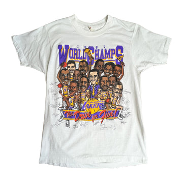 Vintage 1987 Los Angeles Lakers World Champs - M