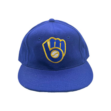 Vintage Milwaukee Brewers Fitted Hat - 7